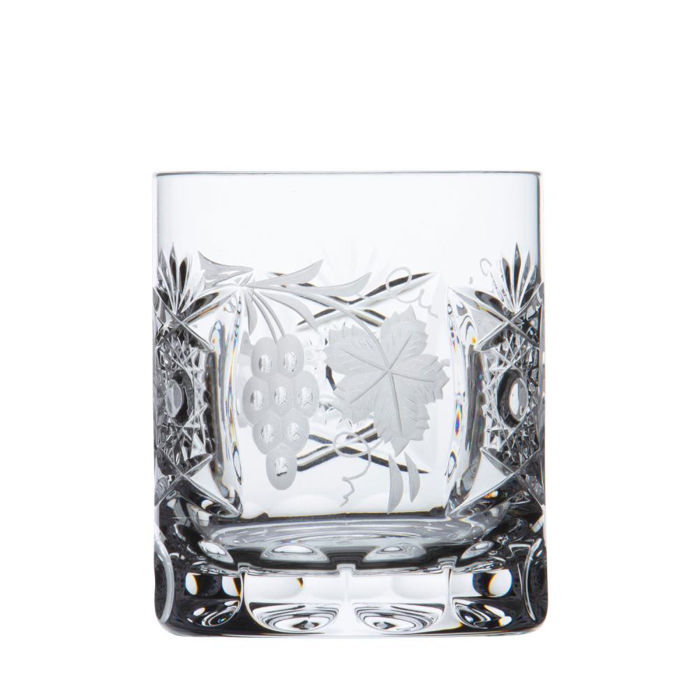 Whiskey glass crystal grape clear (10 cm) PREMIUM