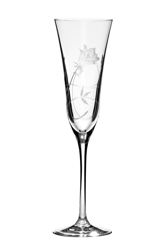 champagne glass crystal Liane clear (24,5 cm)