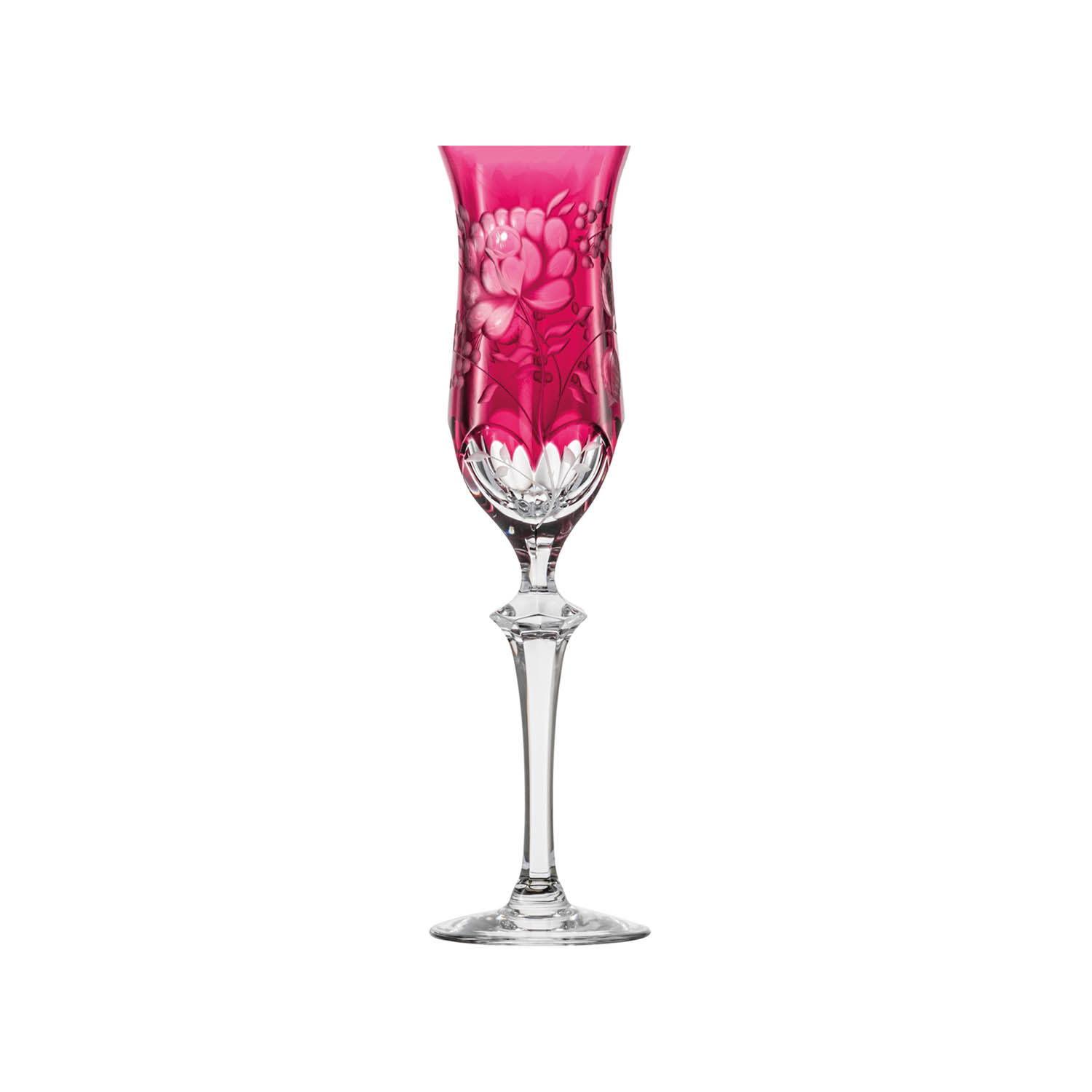Sektglas Kristallglas Primerose rubin (26 cm)