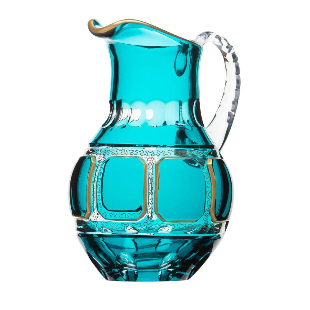 Jug crystal Antike azur (25 cm)