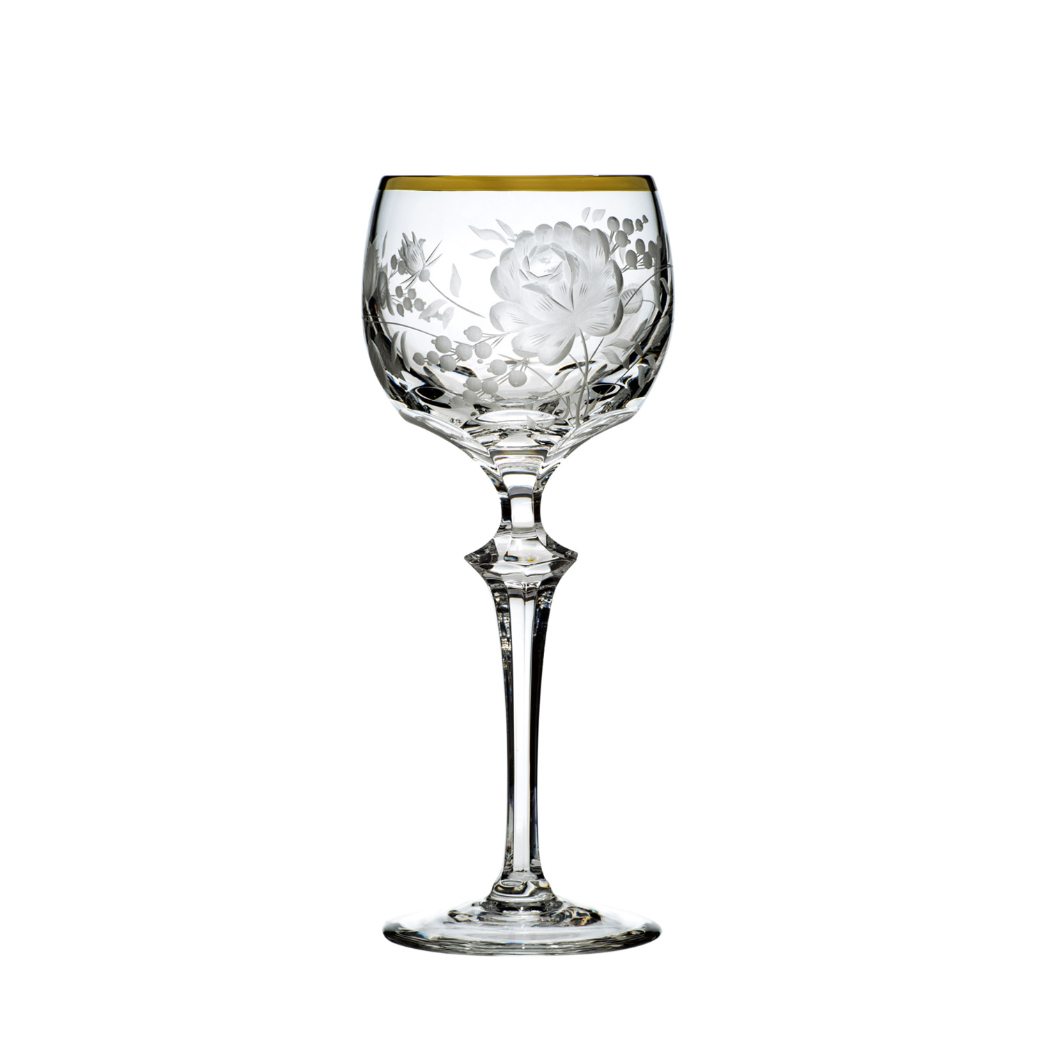Weinglas Kristallglas Primerose Gold (21,5 cm)