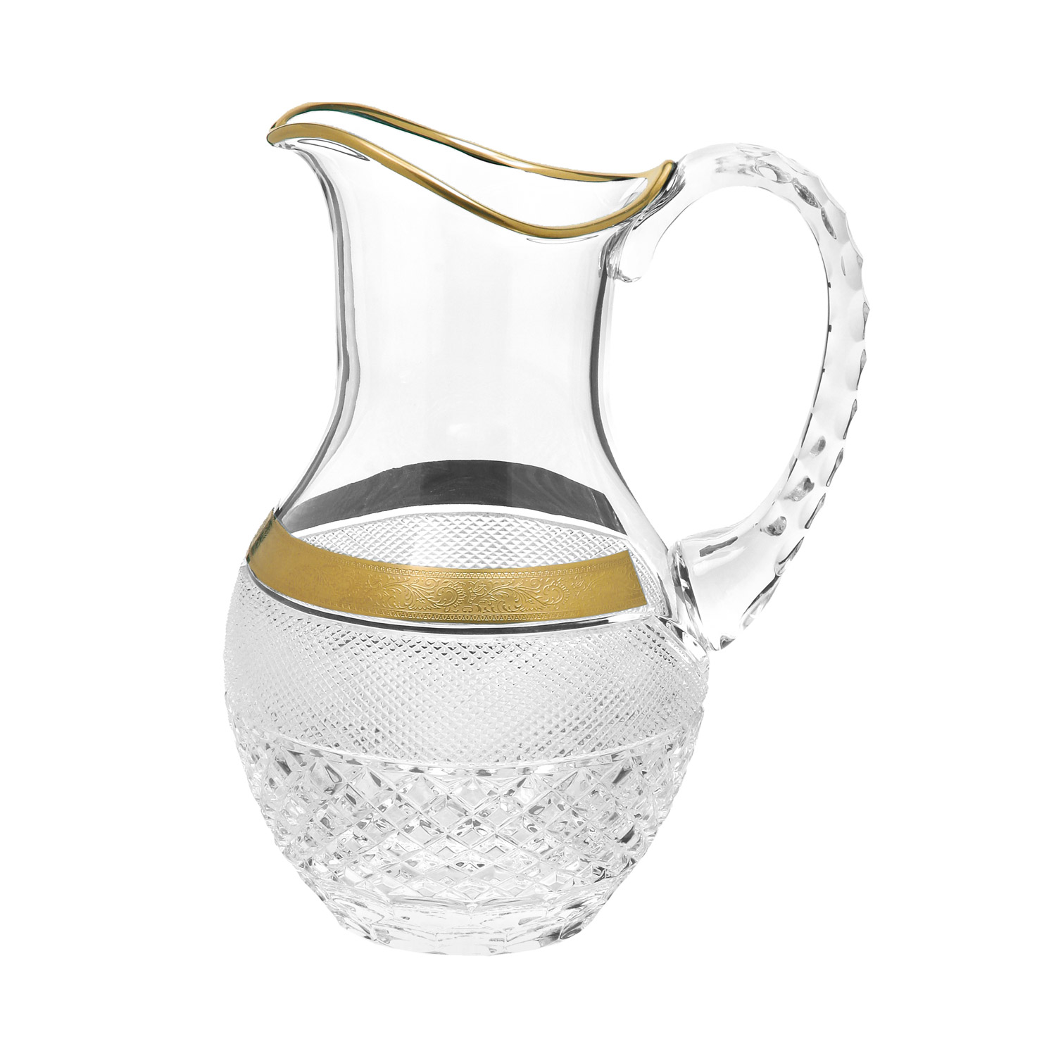Jug crystal Rococo (25 cm)
