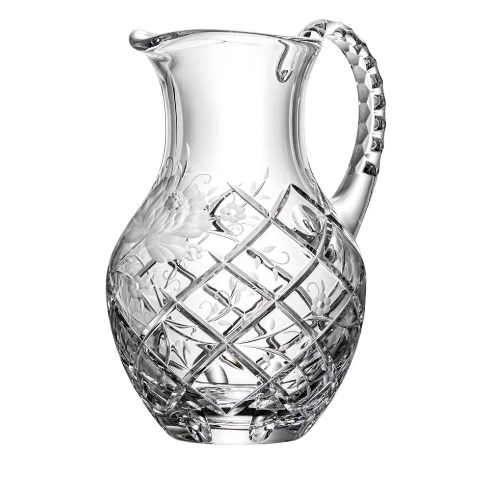 Jug Crystal Sunrose clear (25 cm)