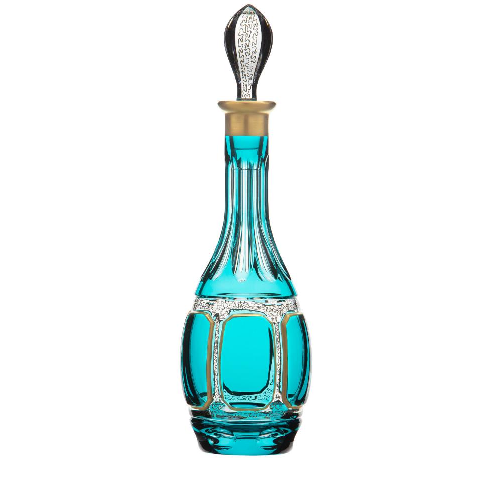 Wine carafe decanter crystal Antike azur (0,75l)