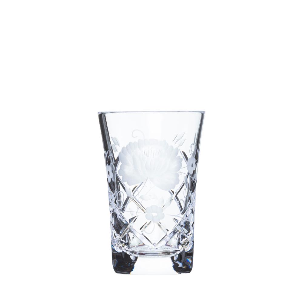 Shot Glass crystal Sunrose clear (8 cm)