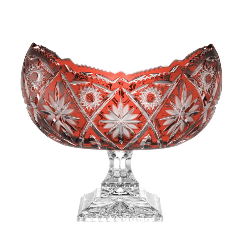 Jardiniere Crystal Nice ruby red (26 cm)