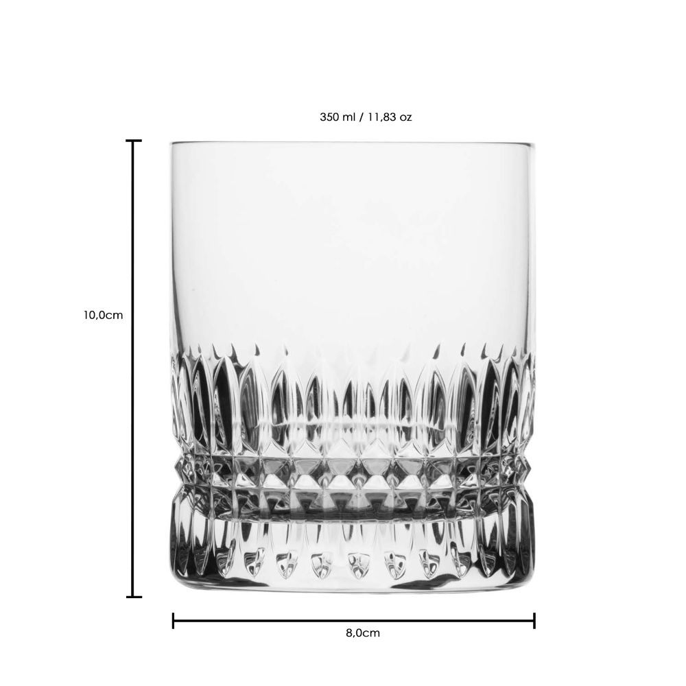 Whiskey glass crystal Empire clear (10cm)