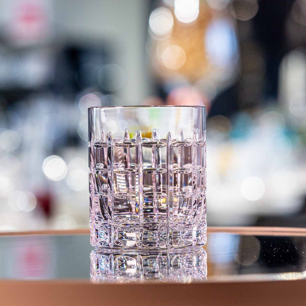 Whiskey glass crystal Las Vegas clear (10 cm)