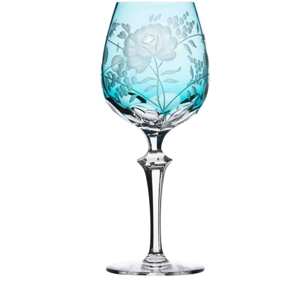 wine glass crystal Primerose azur (25,5 cm)