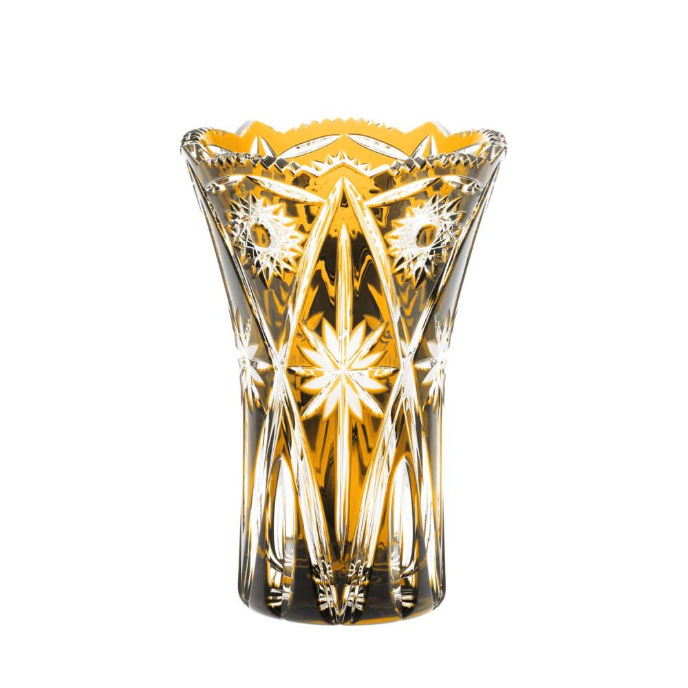 Vase Crystal Nizza amber (26 cm)