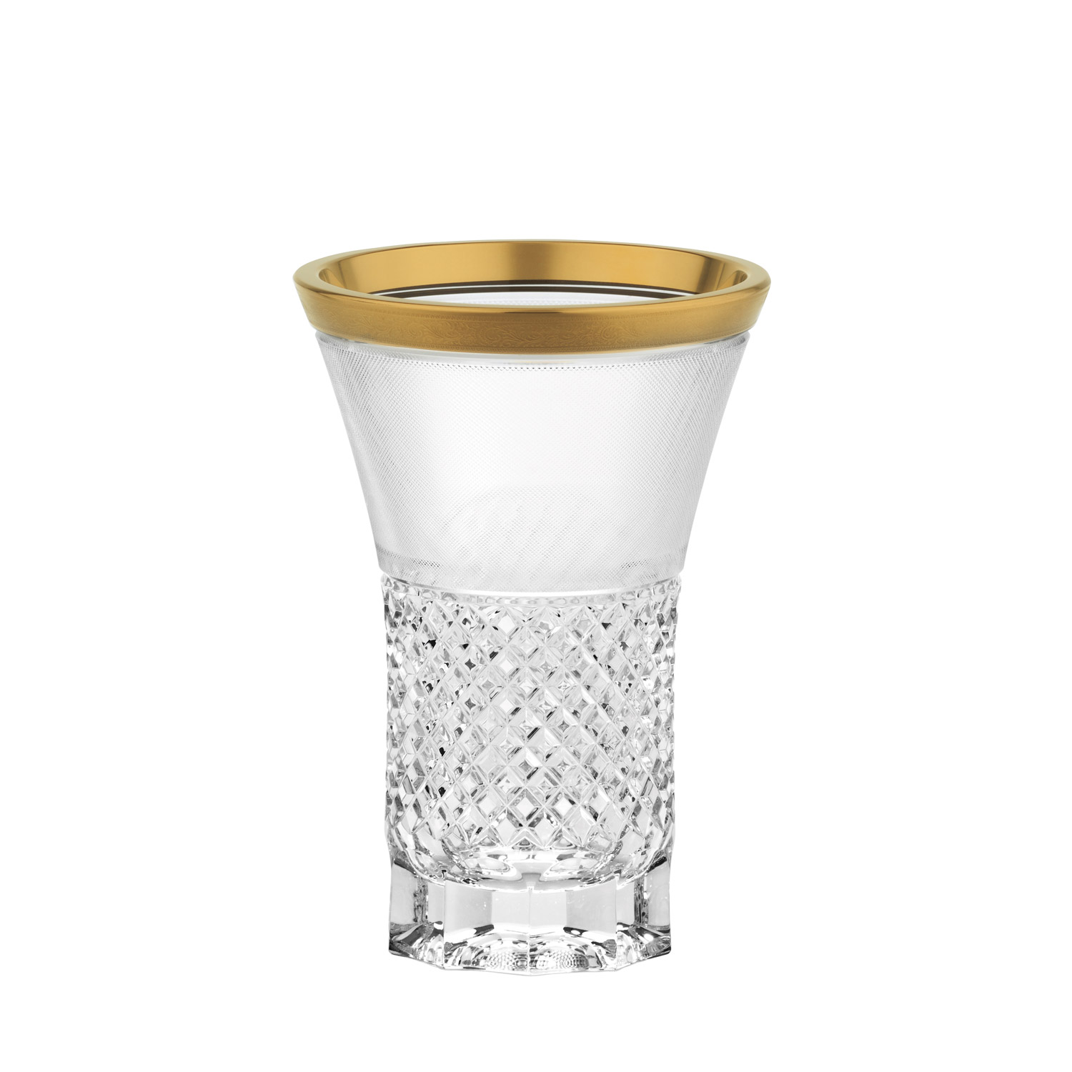 Vase crystal Rococo clear (26 cm)