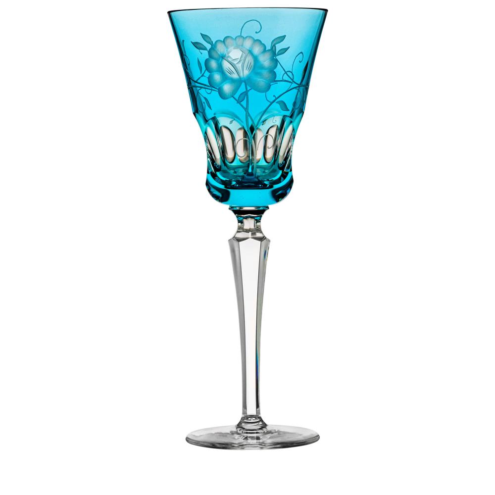 red wine glass crystal rose azur (24,8 cm)