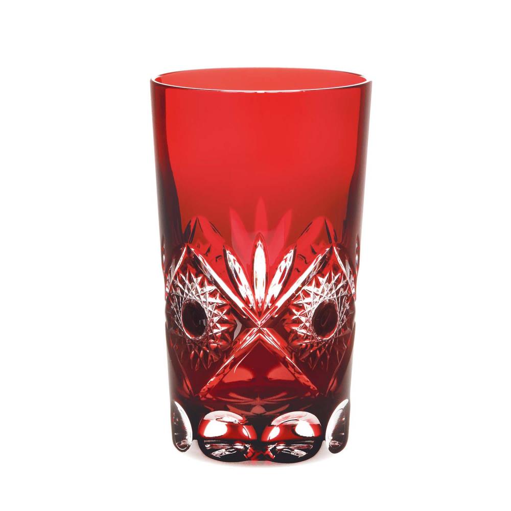 Long drink glass crystal Santra rubin (14 cm)