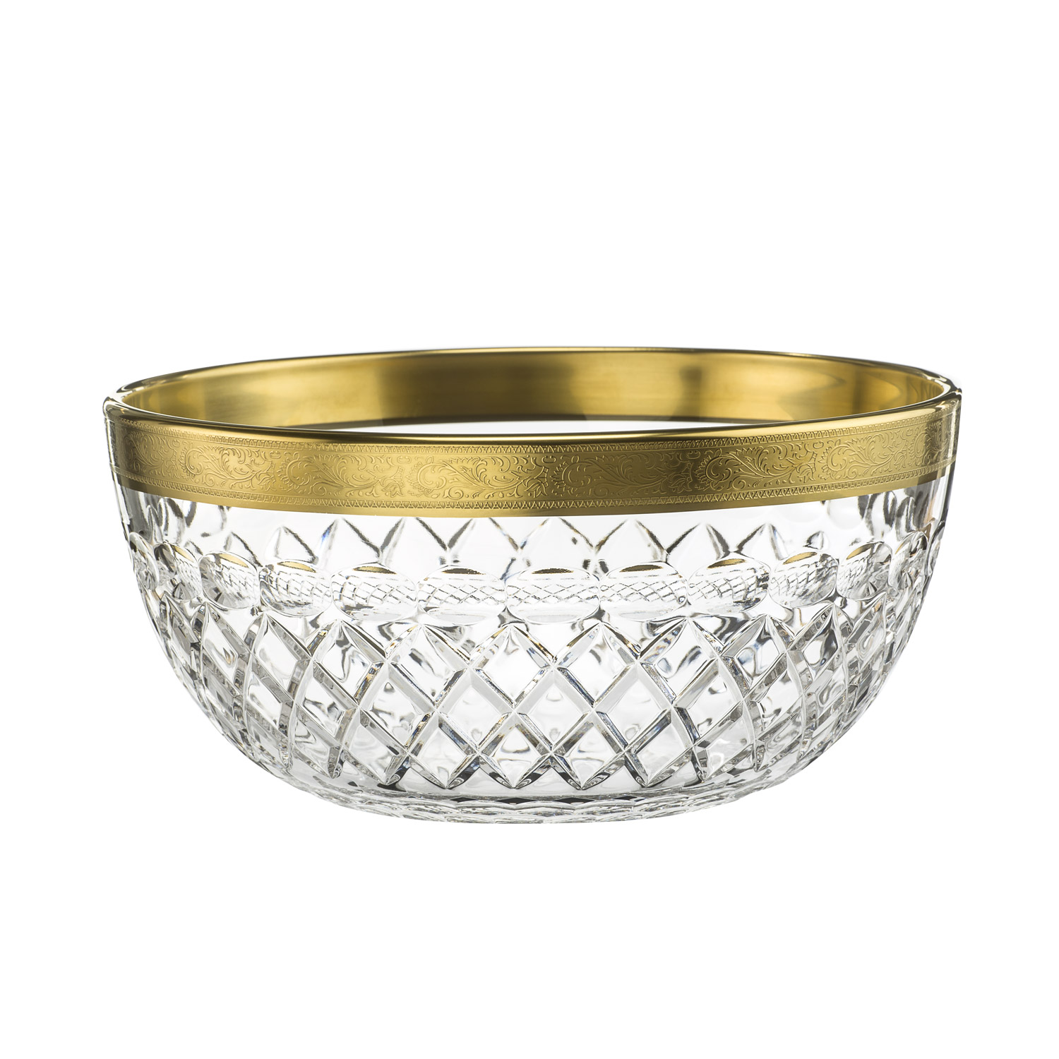 Bowl crystal Rococo (21 cm)