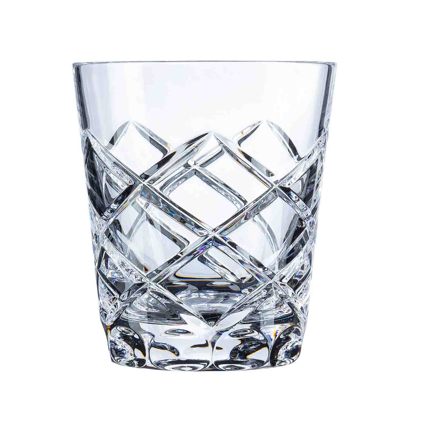 drinking glass crystal colourful gift set (8,5cm)