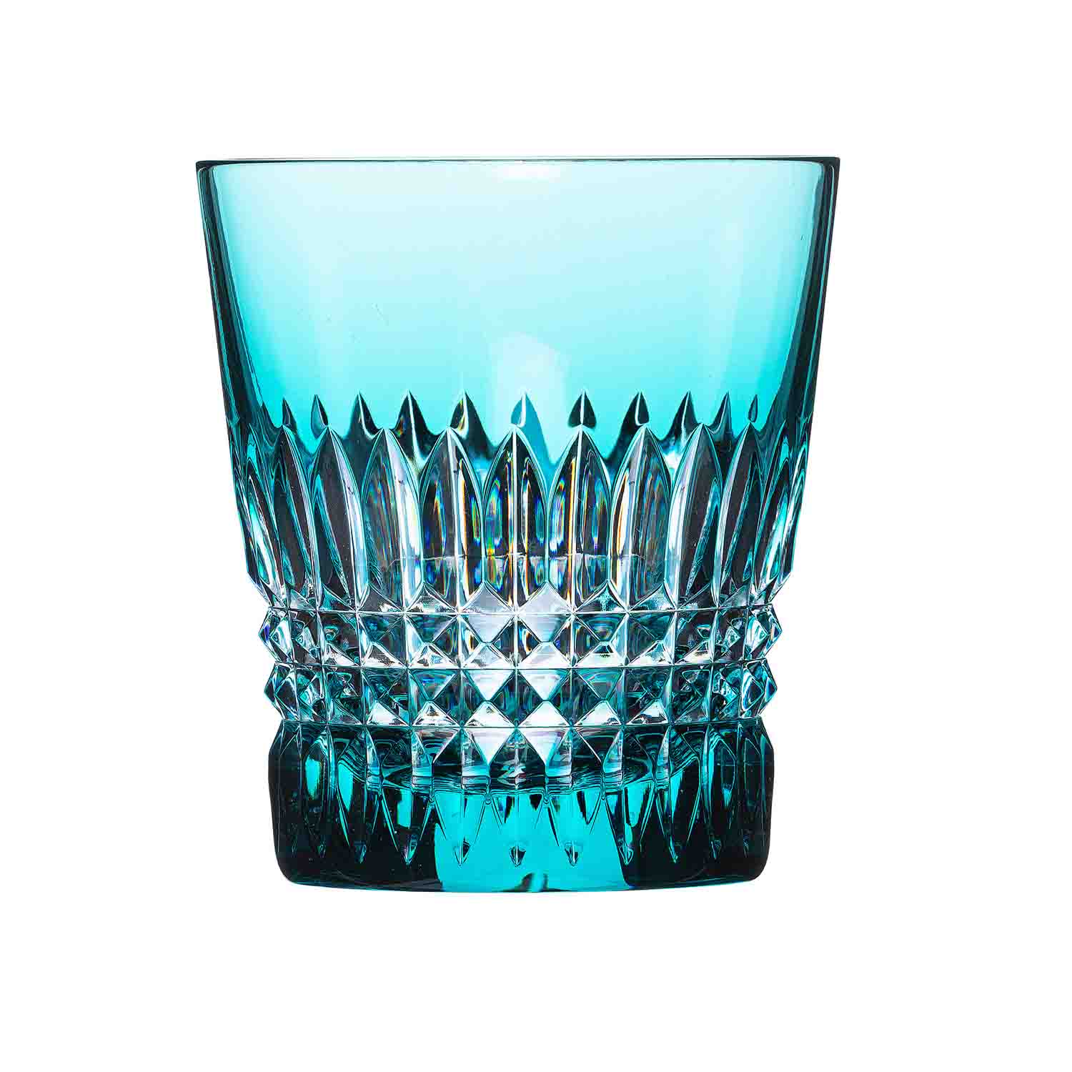 drinking glass crystal colourful gift set (8,5cm)