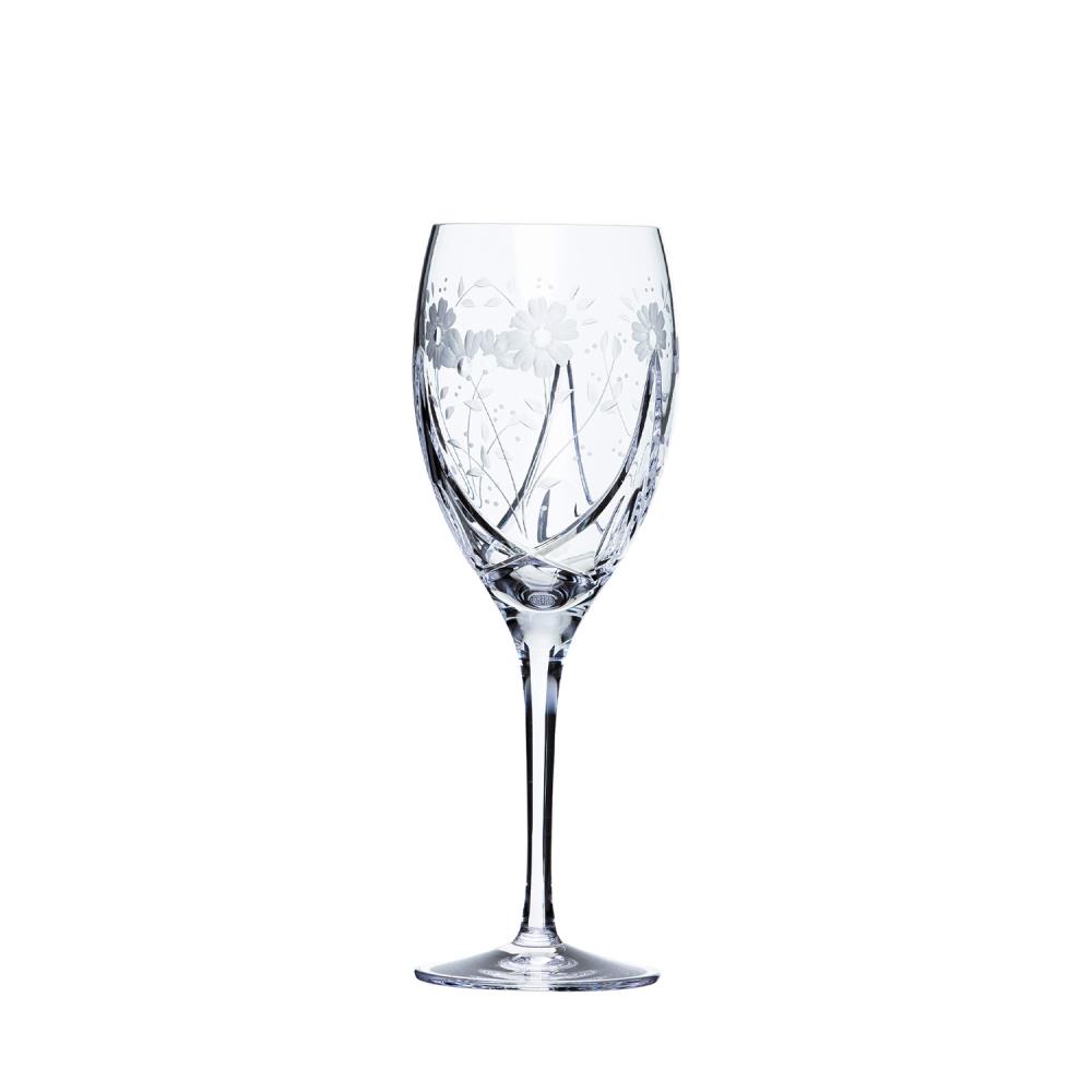 White wine glass crystal romance clear (19.5 cm)