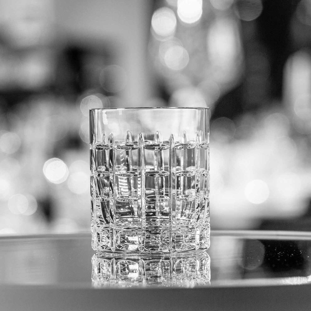 Whiskey glass crystal Las Vegas clear (10 cm)
