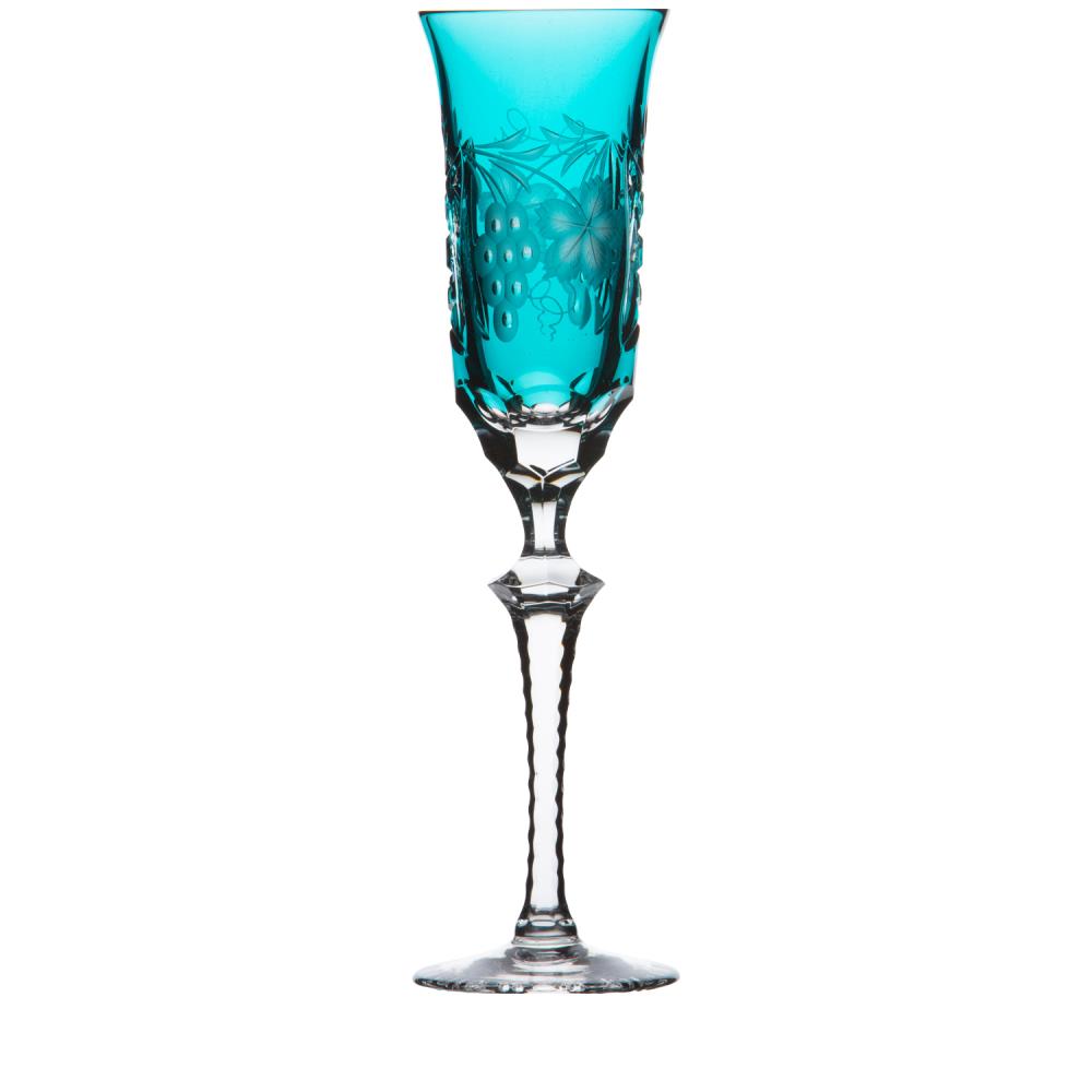 Champagne glass crystal Traube azur (25,3 cm)