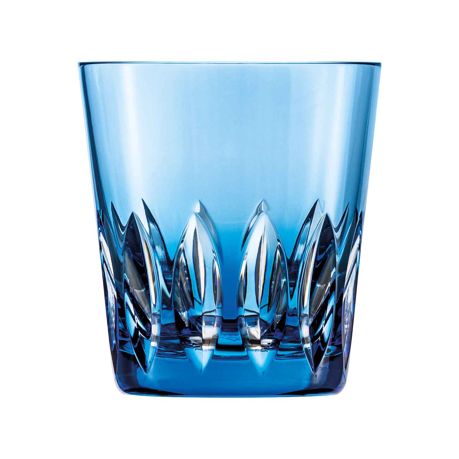 drinking glass crystal colourful gift set (8,5cm)
