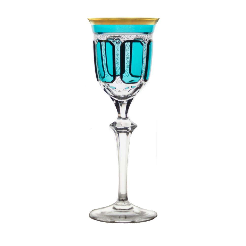 wine glass crystal Antike azur (23,5 cm)