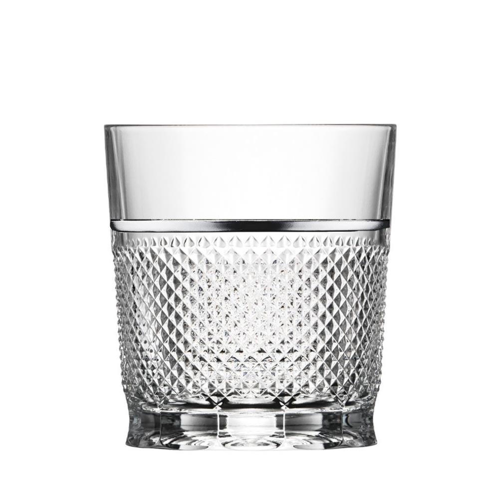 Whiskey Glass crystal Oxford Platin Raia (10 cm)