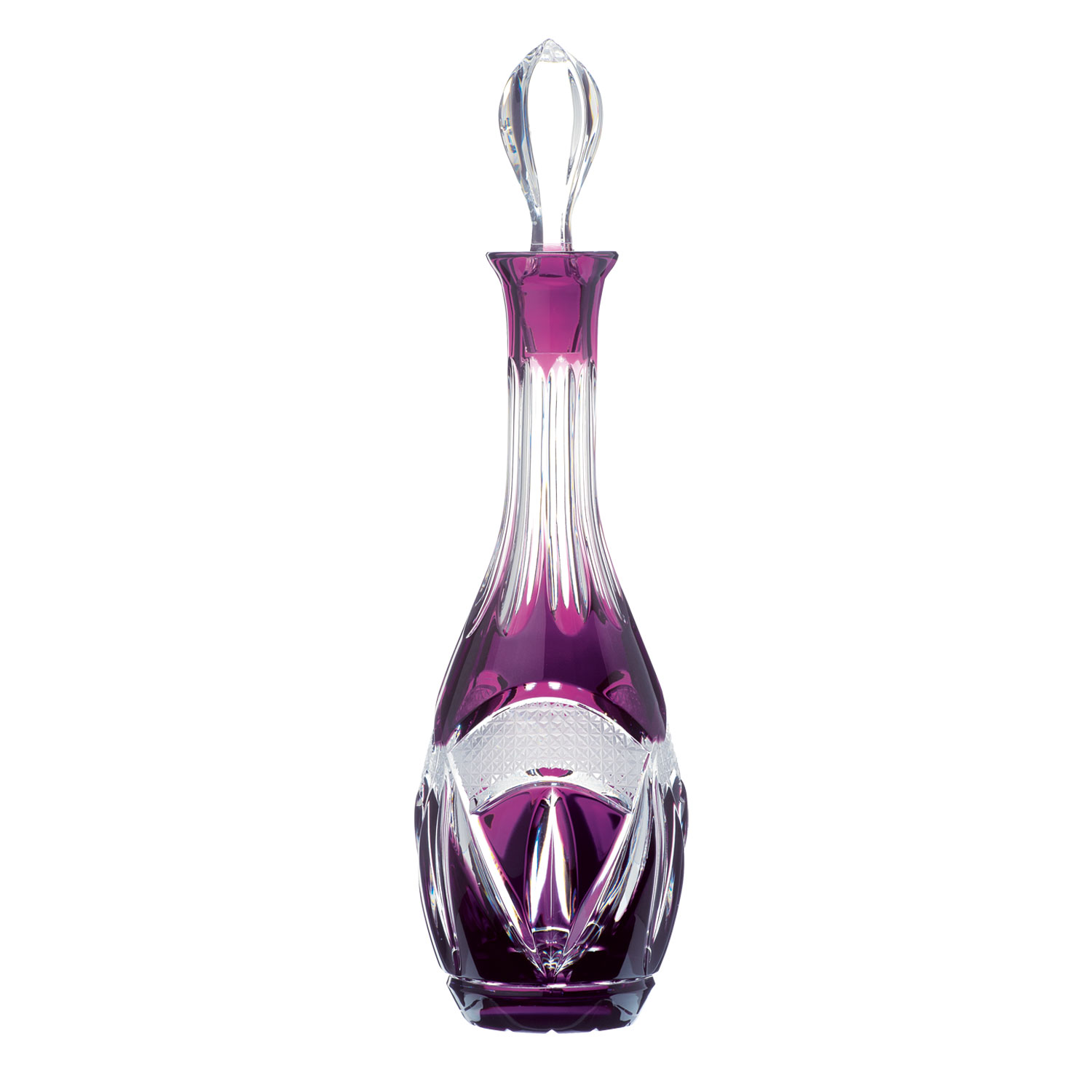 Wine carafe decanter crystal Mon plaisir Amethyst
