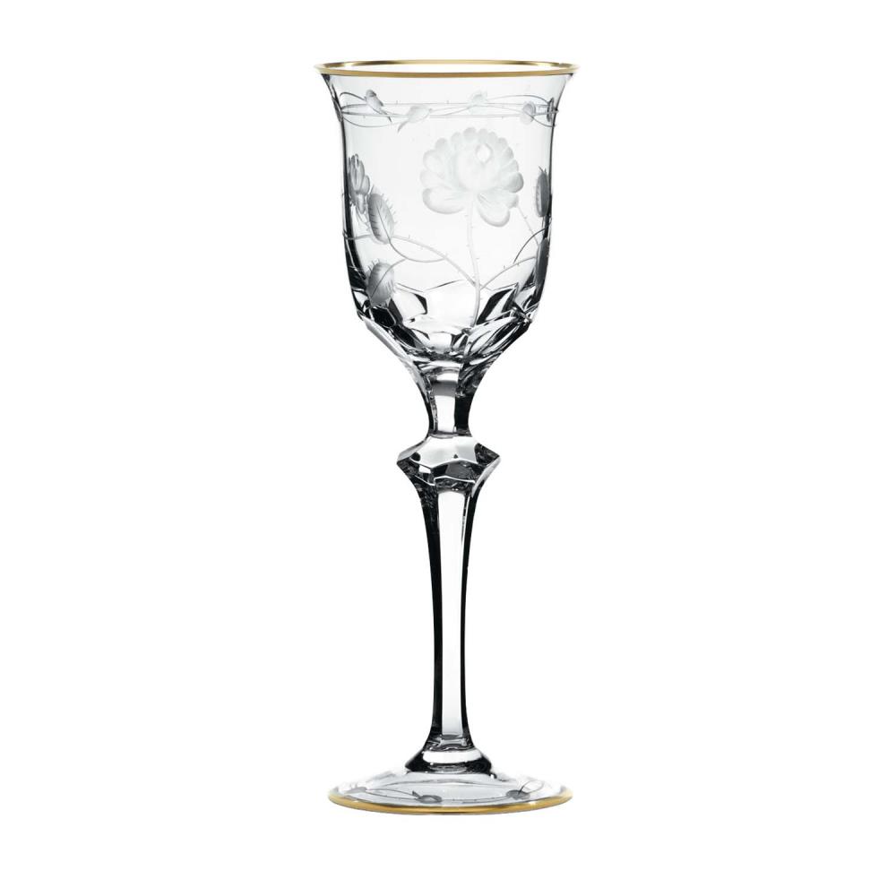 Red wine glass crystal Monrose Gold clear (23.5 cm)