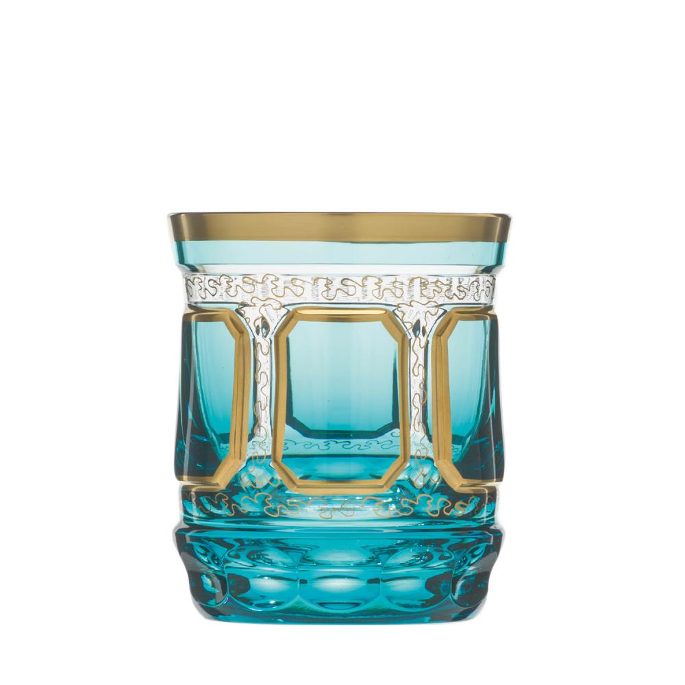 Whiskey glass crystal Antike azur (9 cm)