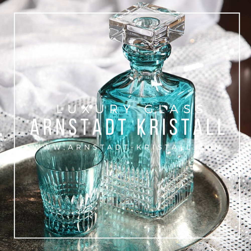 Whiskey decanter crystal Empire azur (25 cm)