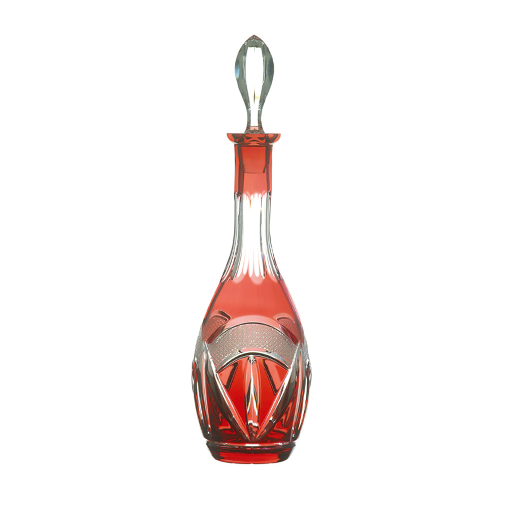 Wine carafe decanter crystal Mon Plaisir rubinrot