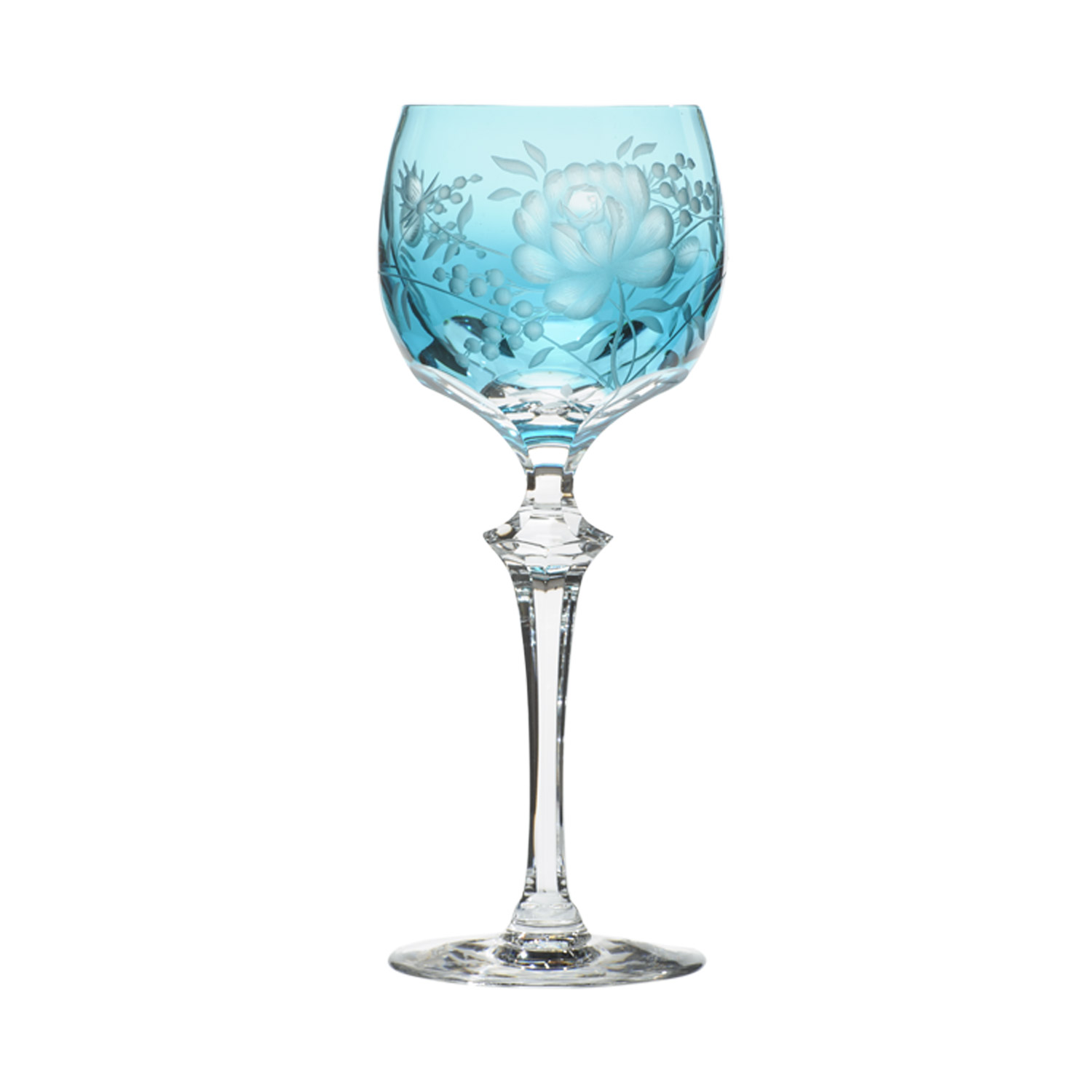 Wine glass crystal primerose azure (21.5 cm)