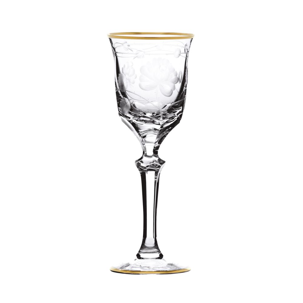 LIQUEUR GLASS CRYSTAL Monrose Gold (16 cm)