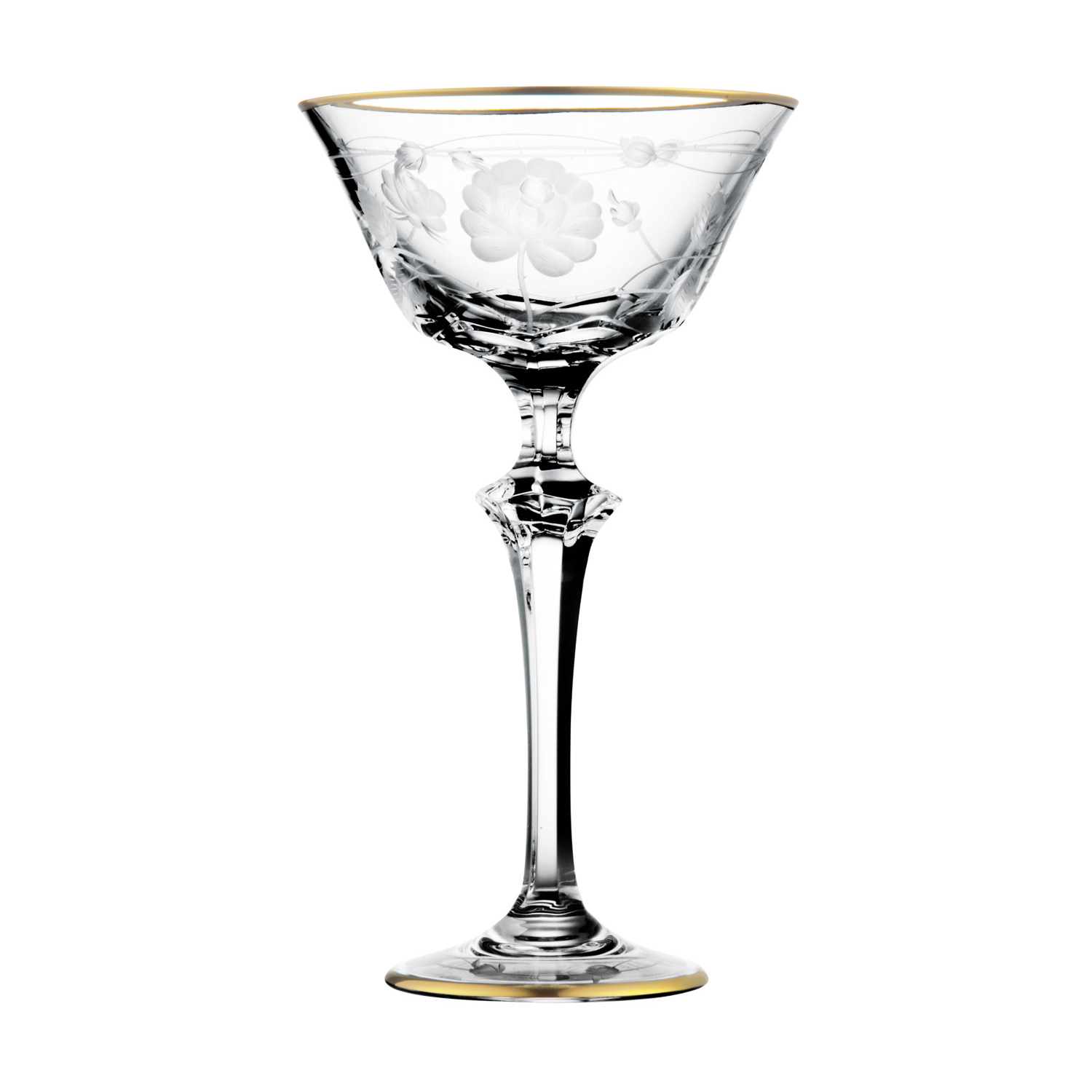 Cocktail glass crystal Monrose Gold clear (19.8 cm)