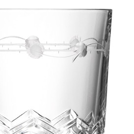 Whiskey decanter crystal Lilly clear (25 cm)