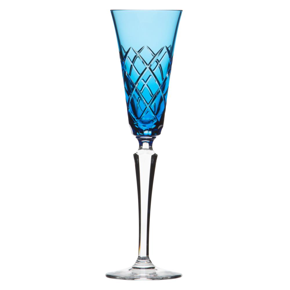Champagne glass crystal Sunline reseda (26,5 cm)