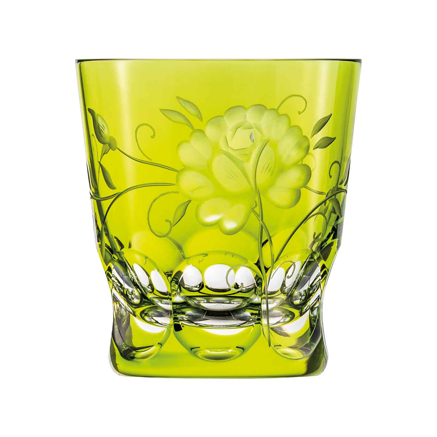 drinking glass crystal colourful gift set (8,5cm)