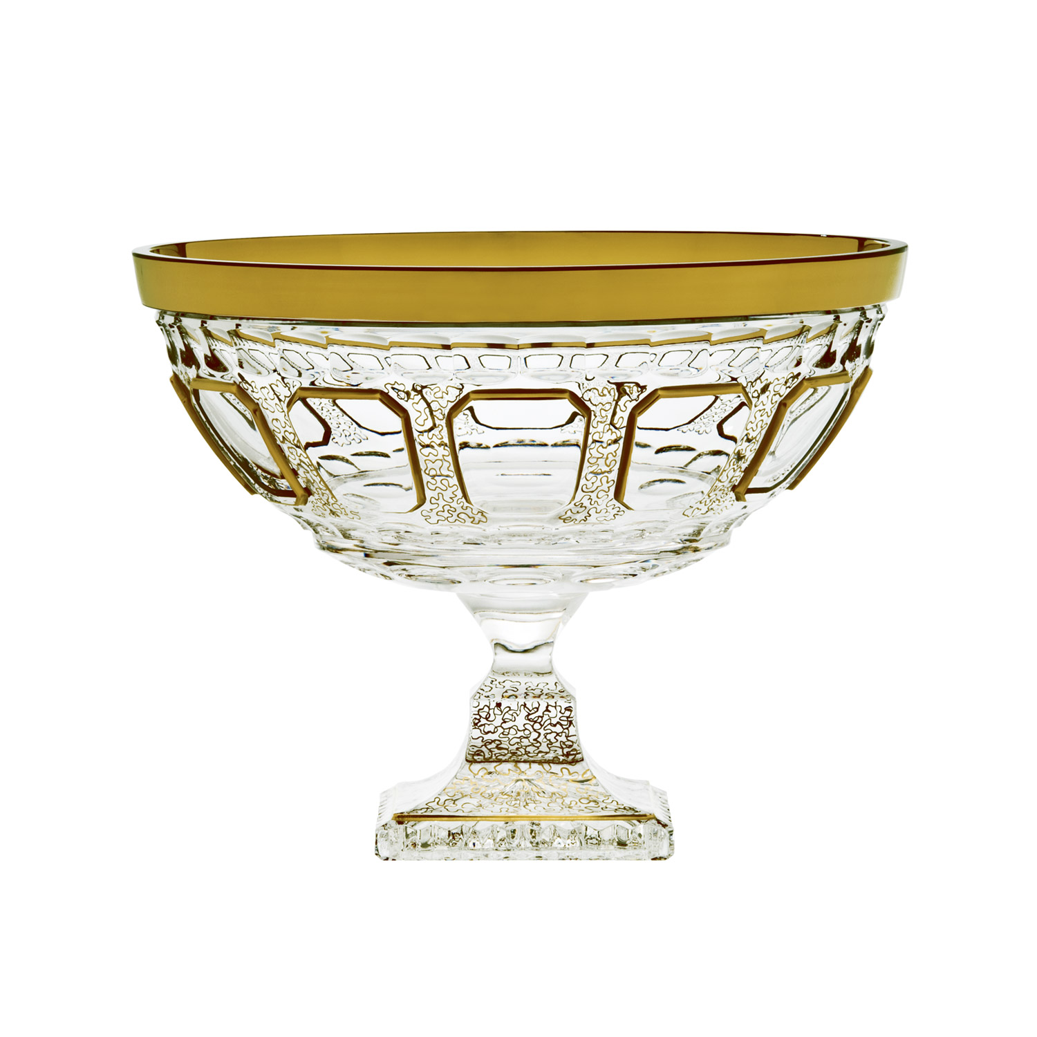 Schale Kristallglas Antike hell (26 cm)