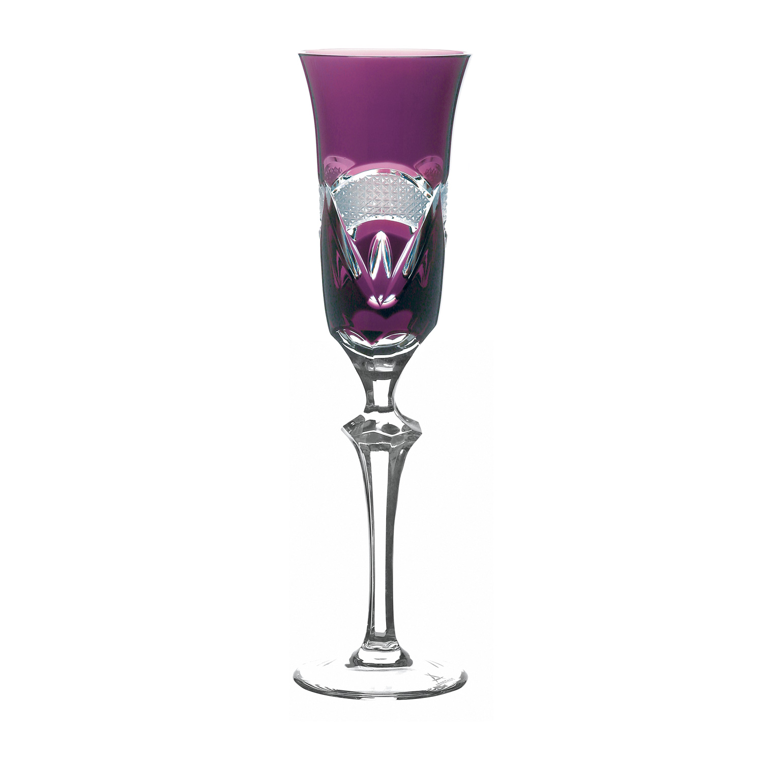 Champagne glass crystal Mon Plaisir Rubin (26,2 cm)