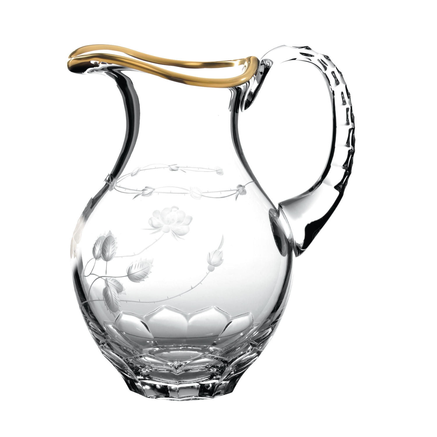 Jug crystal Monrose Gold (25 cm)