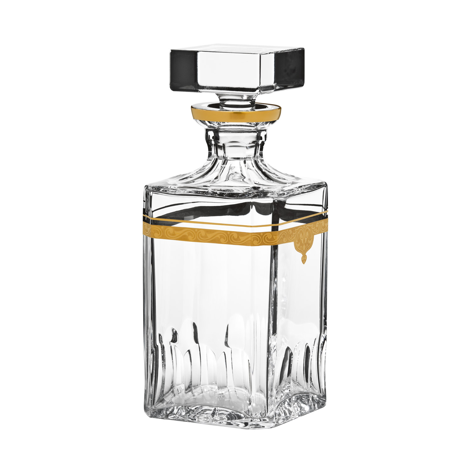 Whiskey decanter crystal Sanssouci clear (25 cm)