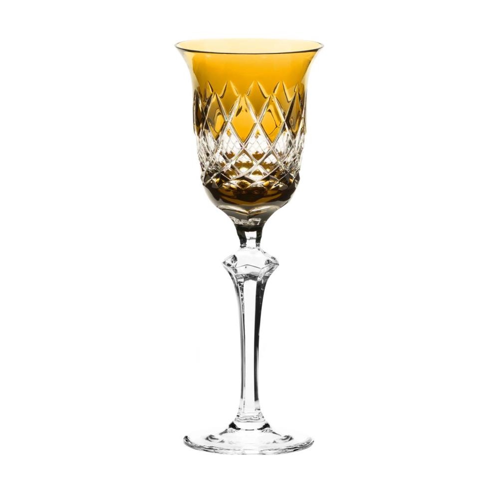 Red wine glass crystal venedig amber (23,5 cm)