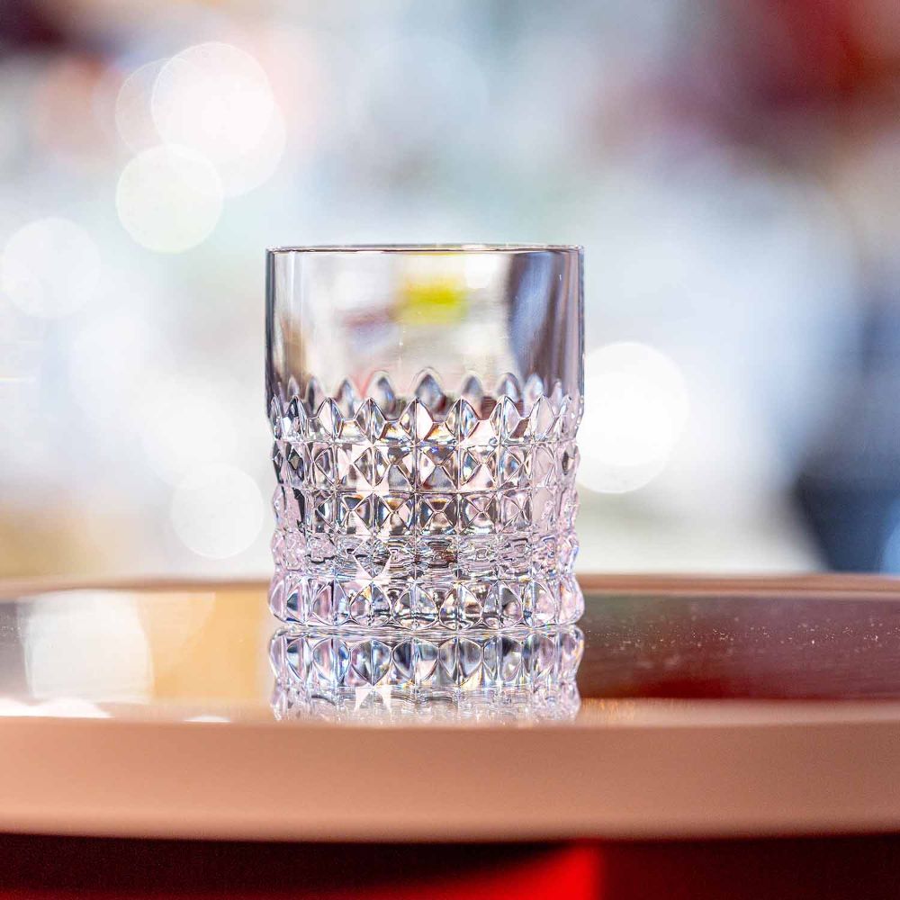 Whiskey glass crystal Rocks clear (10cm)