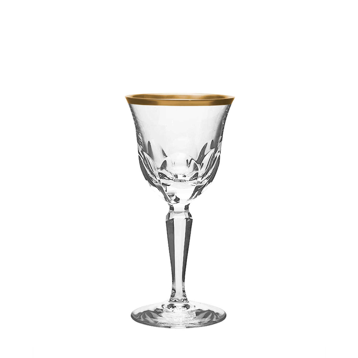 Liqueur glass crystal Palais Gold rim clear (13,4 cm)
