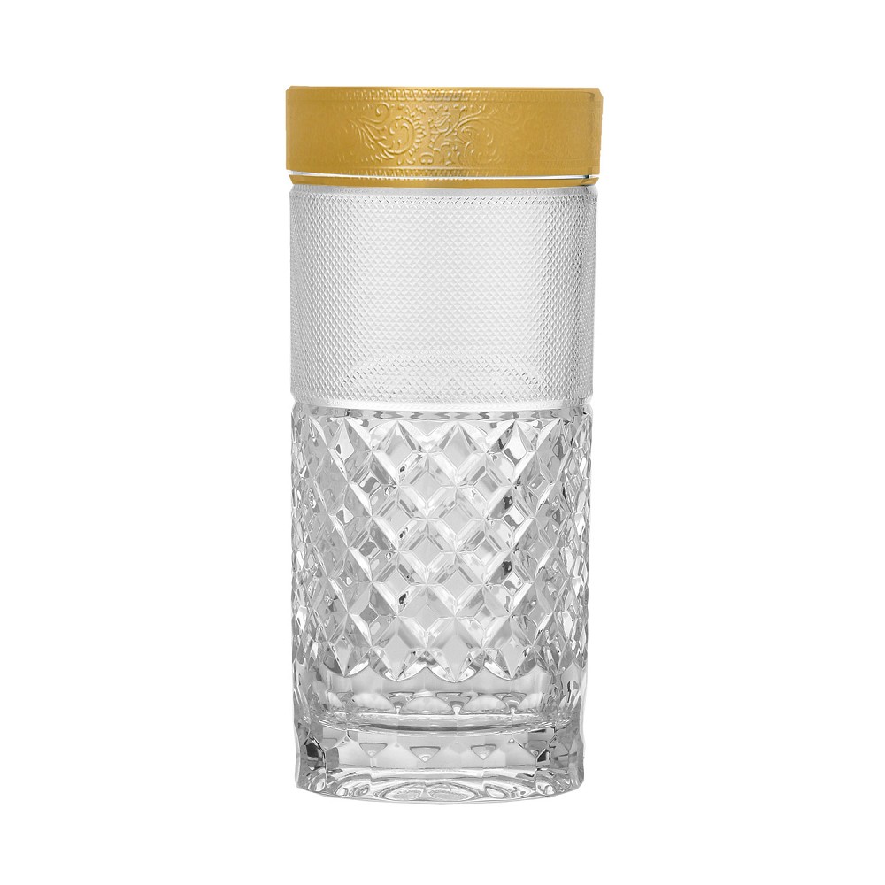 Long drink glass crystal Rococo clear (13,5 cm)