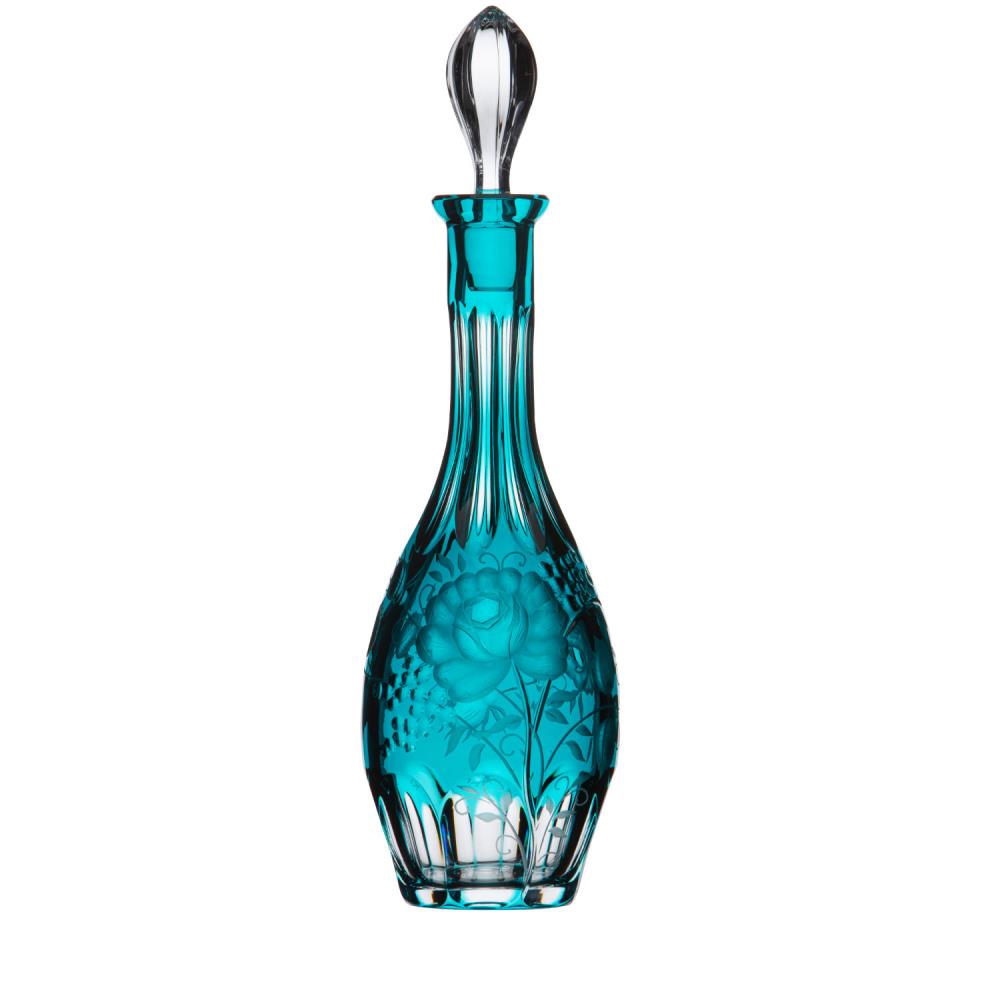 Wine carafe decanter crystal Primerose azur (0,75l)