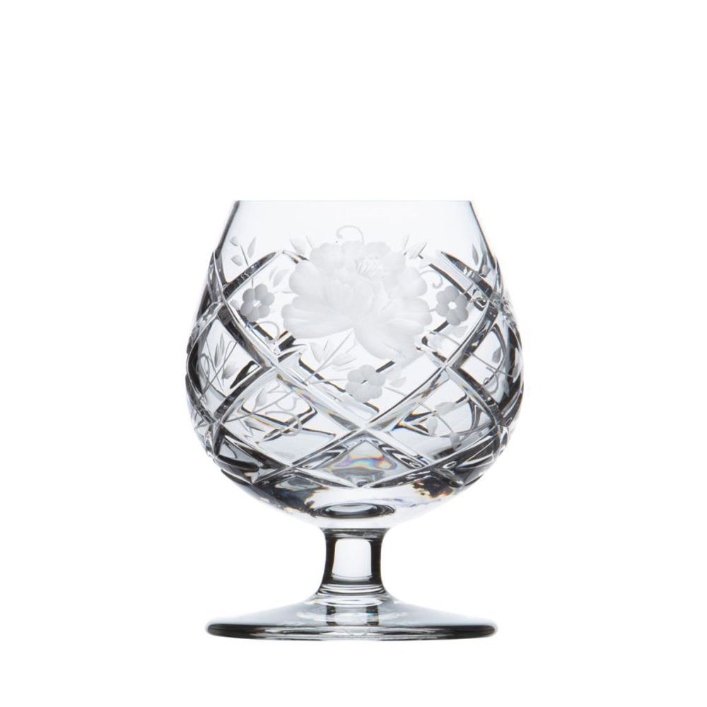 Cognac glass crystal Sunrose clear (10,6 cm)