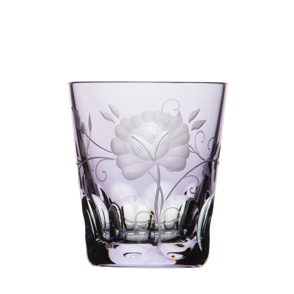 Becher Kristallglas Rose (9,5cm)