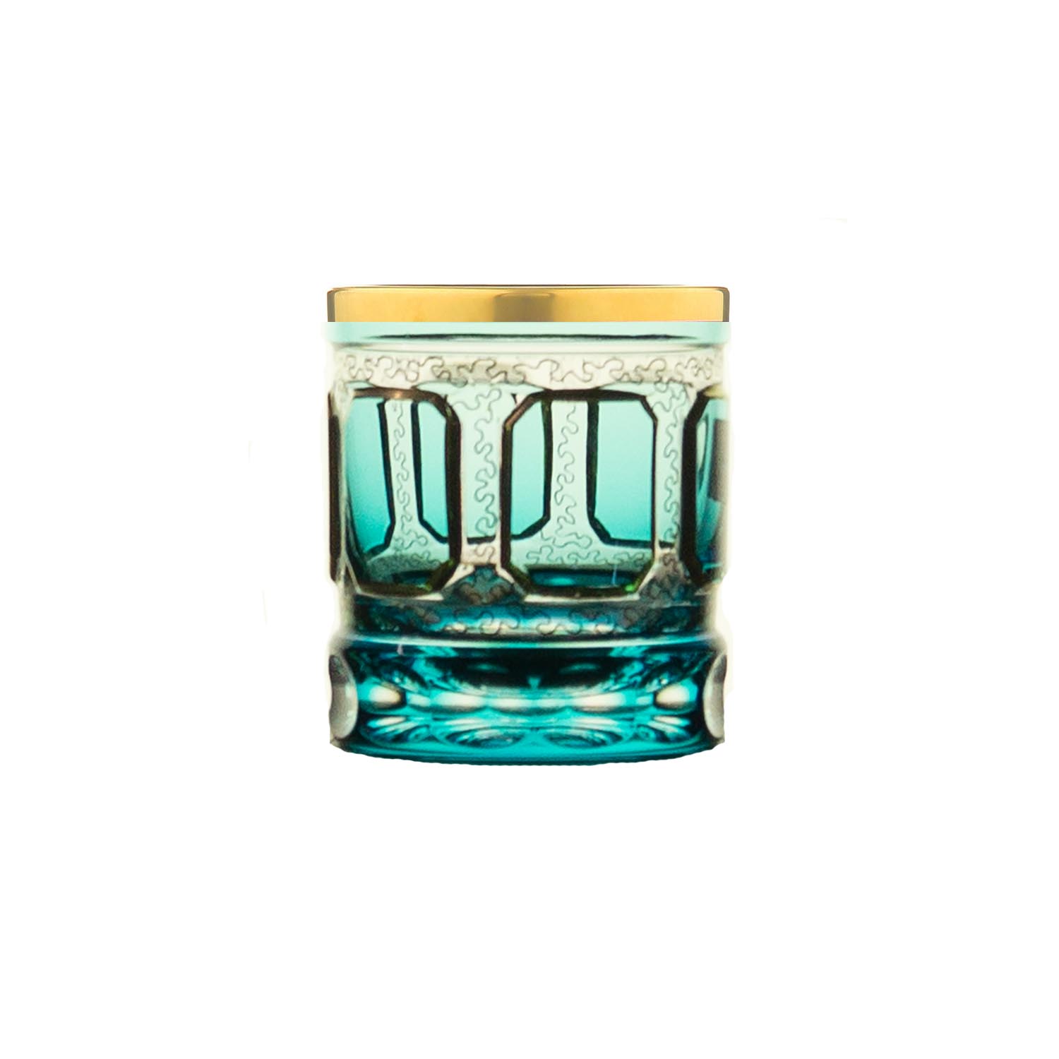Whiskey glass crystal Antike kobalt (9 cm)