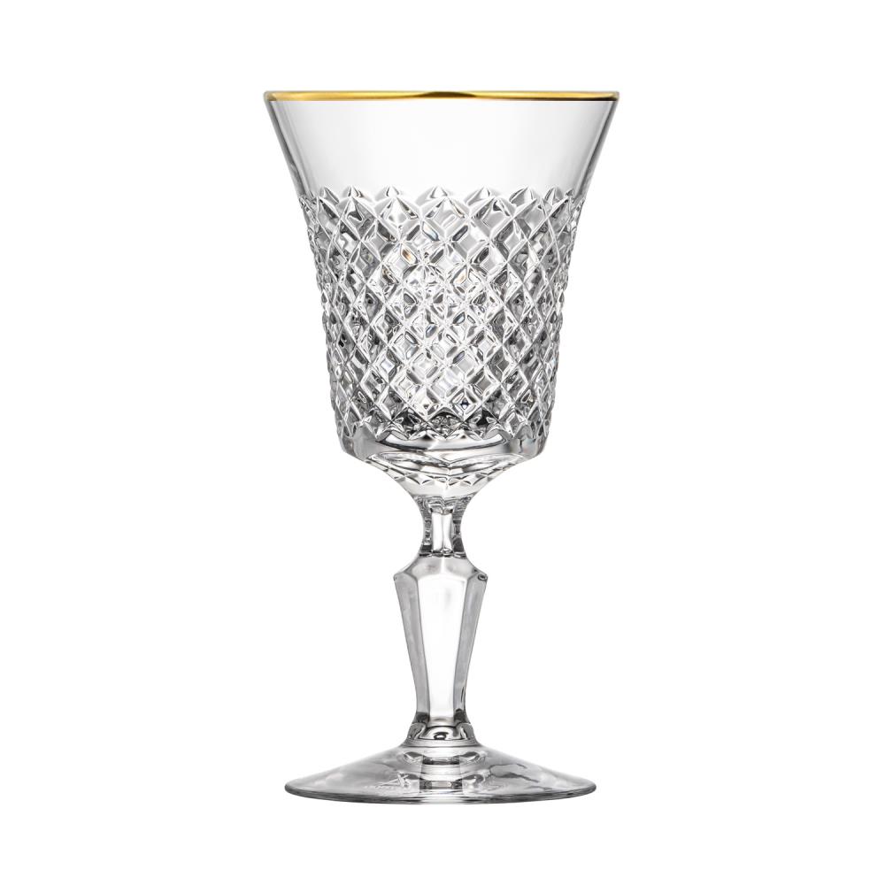 Rotweinglas Kristall Karo clear (18,5 cm)